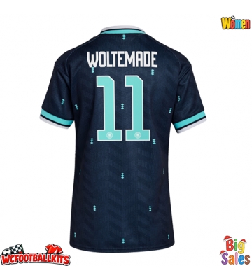 Germany Nick Woltemade #11 Replica Away Stadium Shirt for Women World Cup 2026 Short Sleeve
